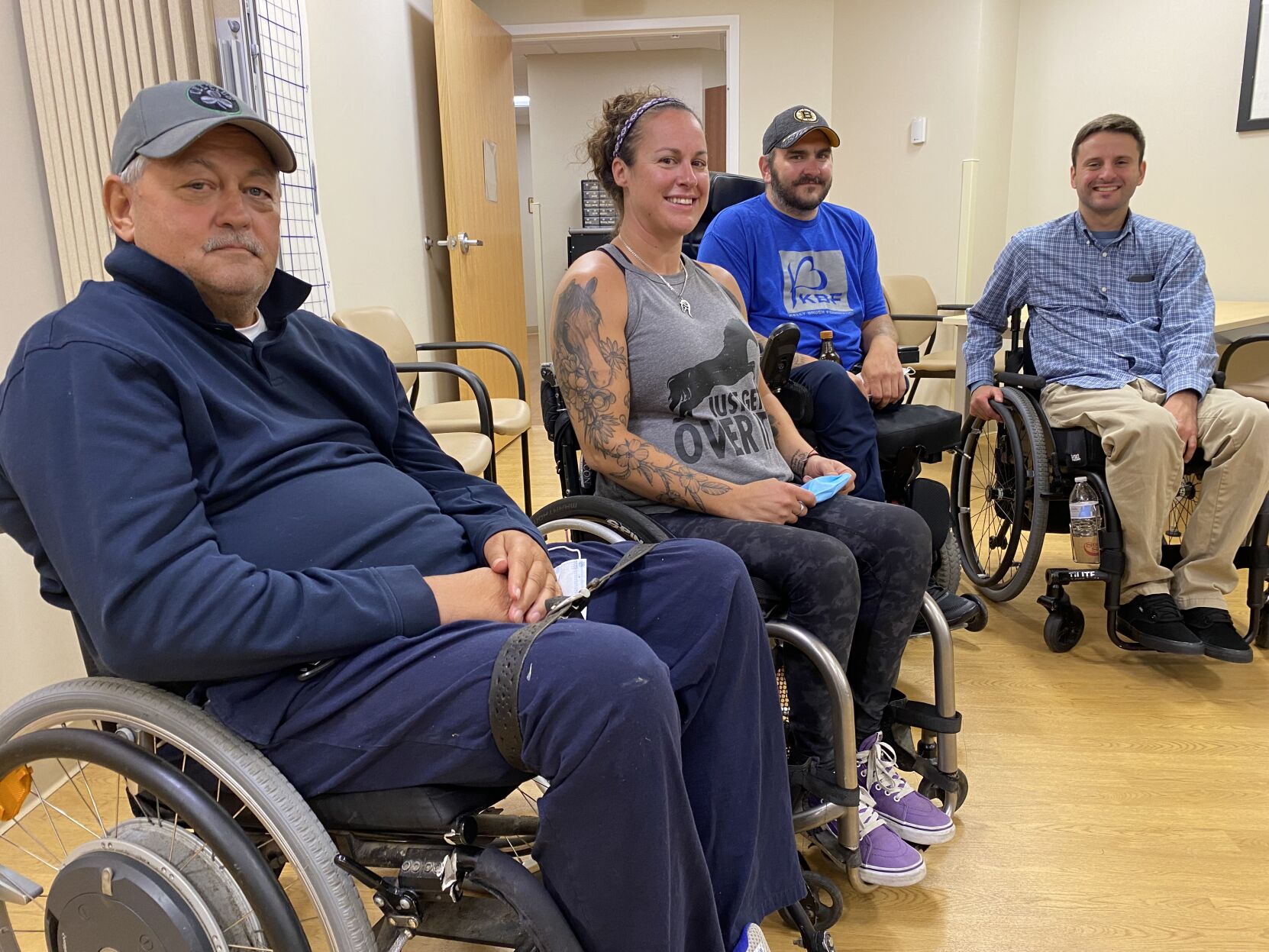 The spinal cord support group at Berkshire Medical Center.
